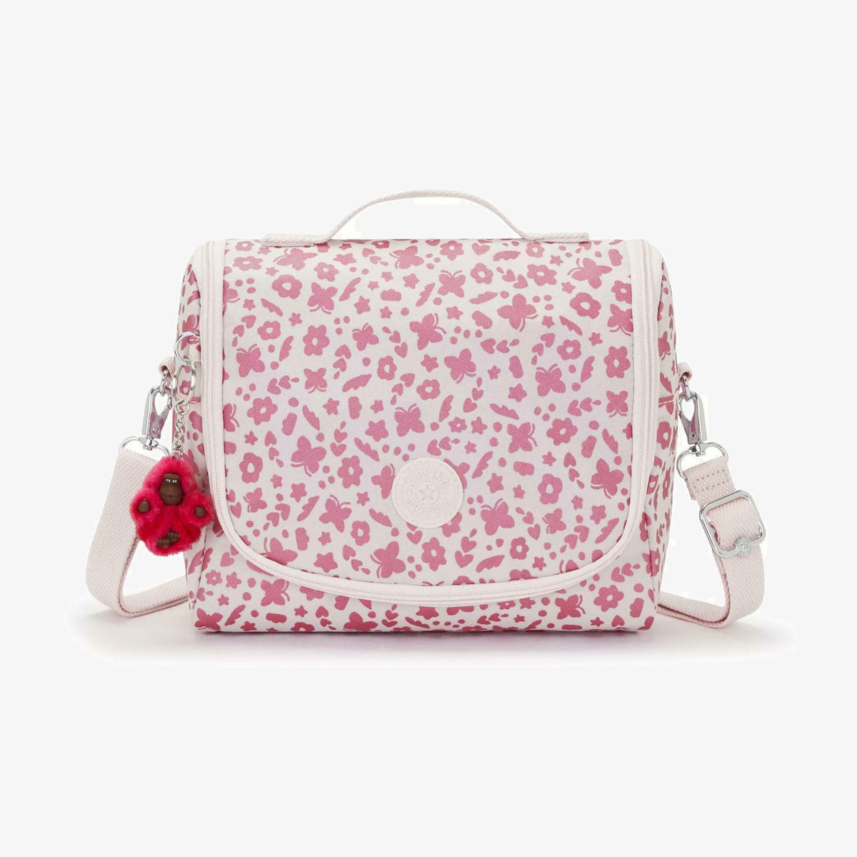 KIPLING Large Insluated KI1733 Flower Magic Lunchbox with Trolley Sleeve