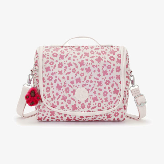 KIPLING Large Insluated KI1733 Flower Magic Lunchbox with Trolley Sleeve