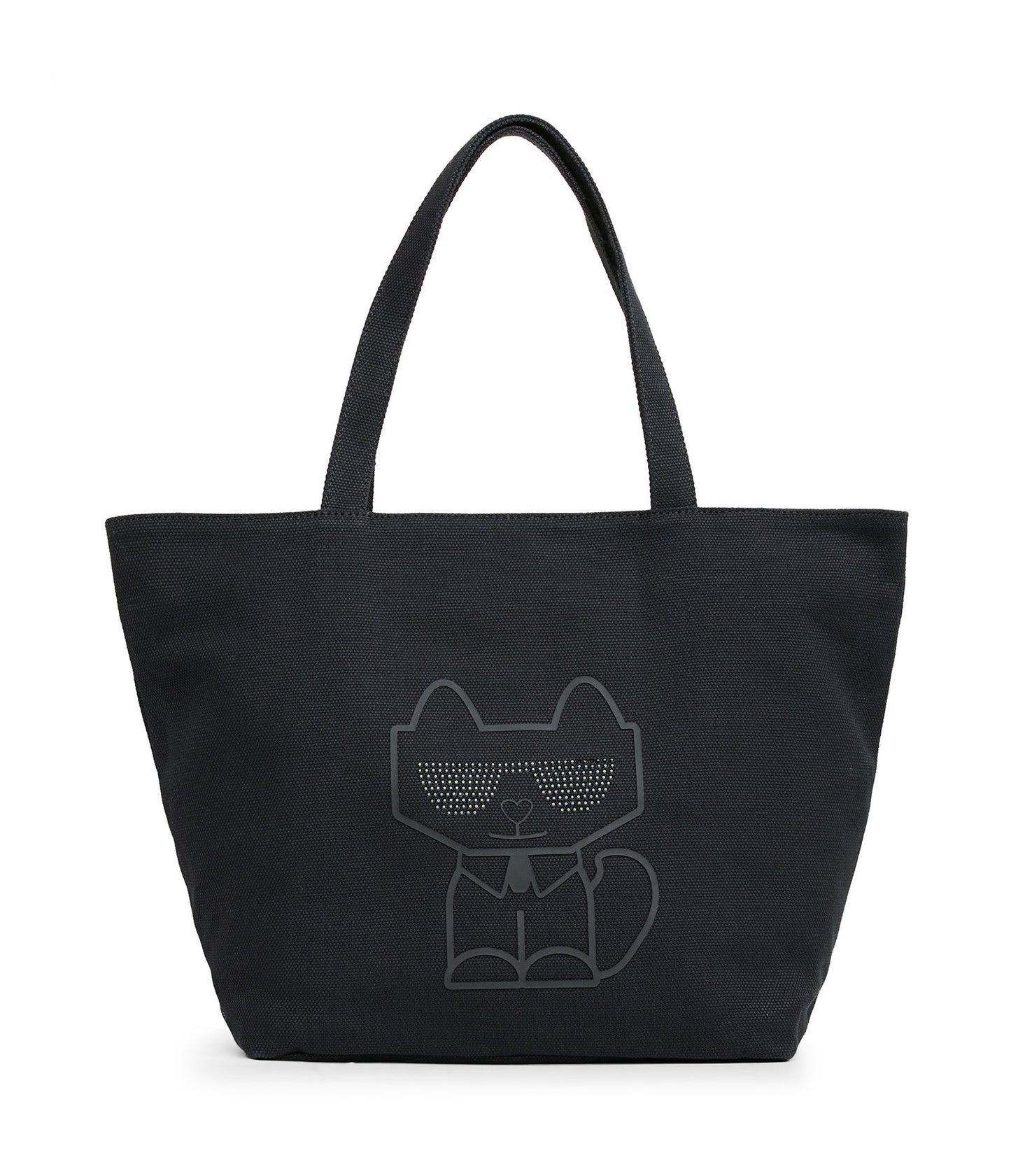 K.A.R.L L.A.G.E.R.F.E.L.D CANNES CANVAS TOTE BAG