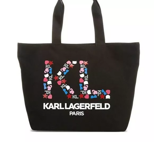 K.A.R.L L.A.G.E.R.F.E.L.D TOTE BAG