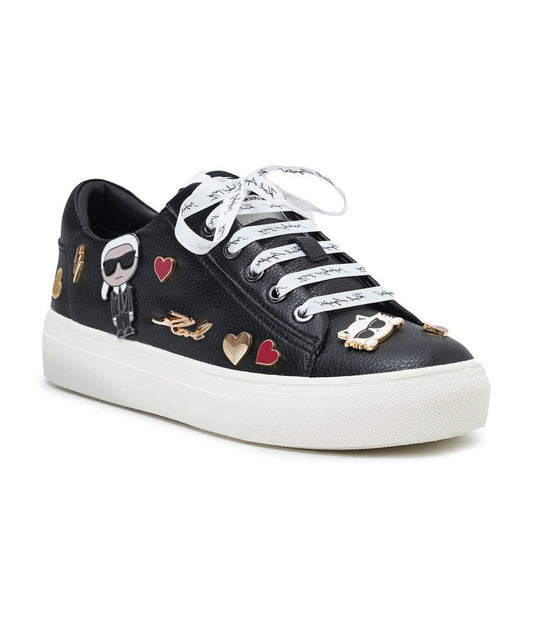 K.A.R.L L.A.G.E.R.F.E.L.D CATE PINS LACE UP SNEAKER