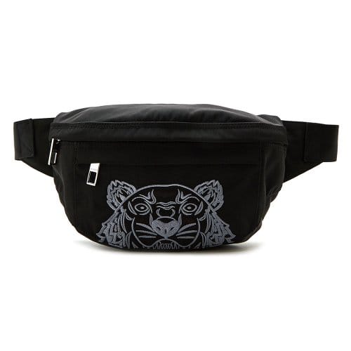 K.E.N.Z.O Burgundy Neoprene Tiger Bumbag