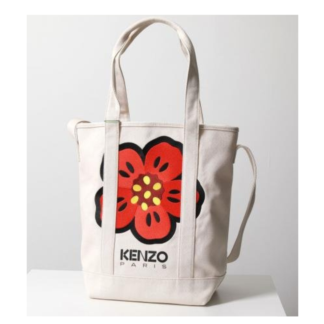 K.E.N.Z.O. Boke Flower Embroidered Tote Bag