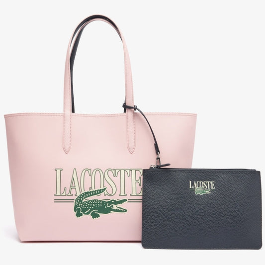 LACOSTE Anna Reversible Tote Bag in Pink