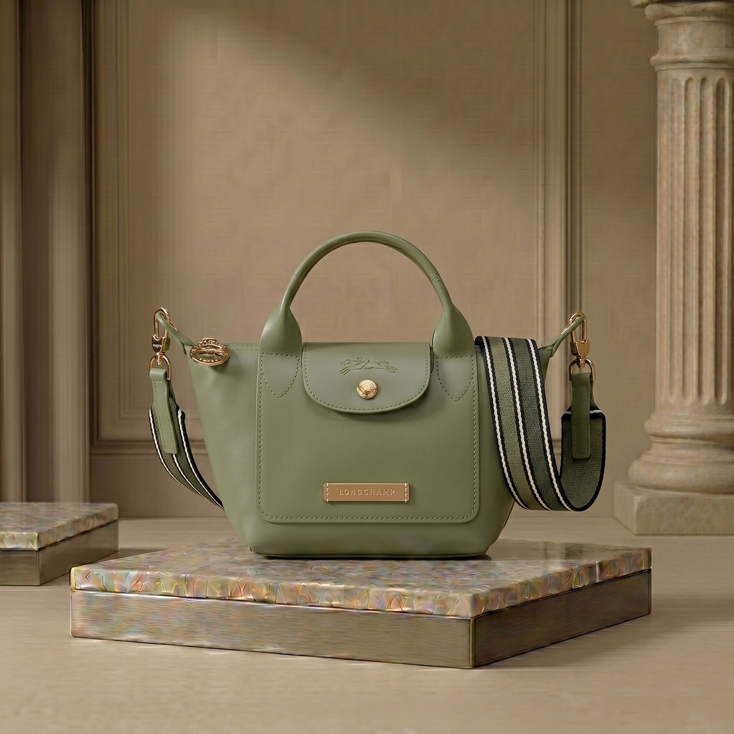 L.O-N.G.C.H-A.M.P Le Pliage Xtra Top Handle Bag XS