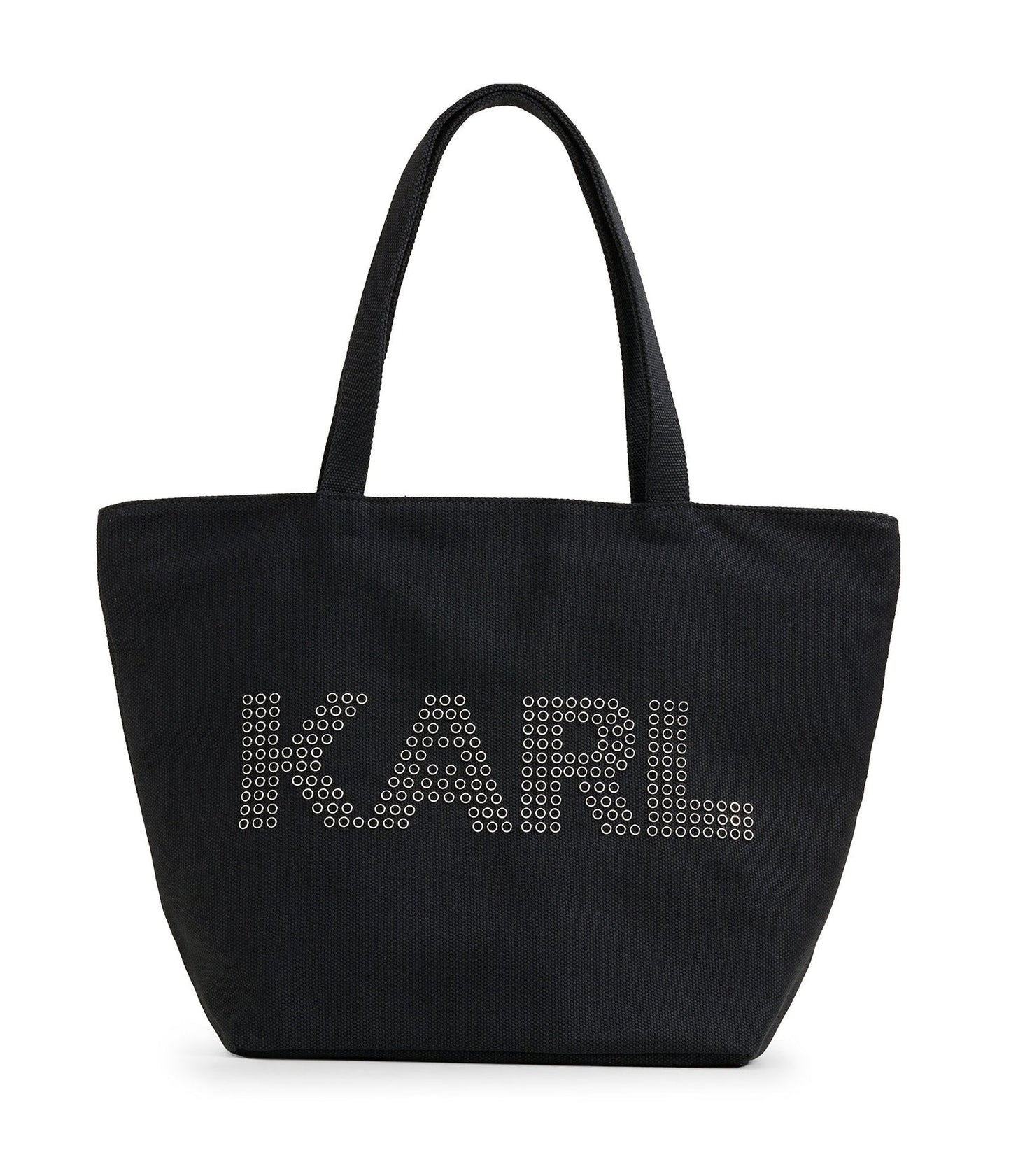 K.A.R.L L.A.G.E.R.F.E.L.D CANNES CANVAS TOTE BAG