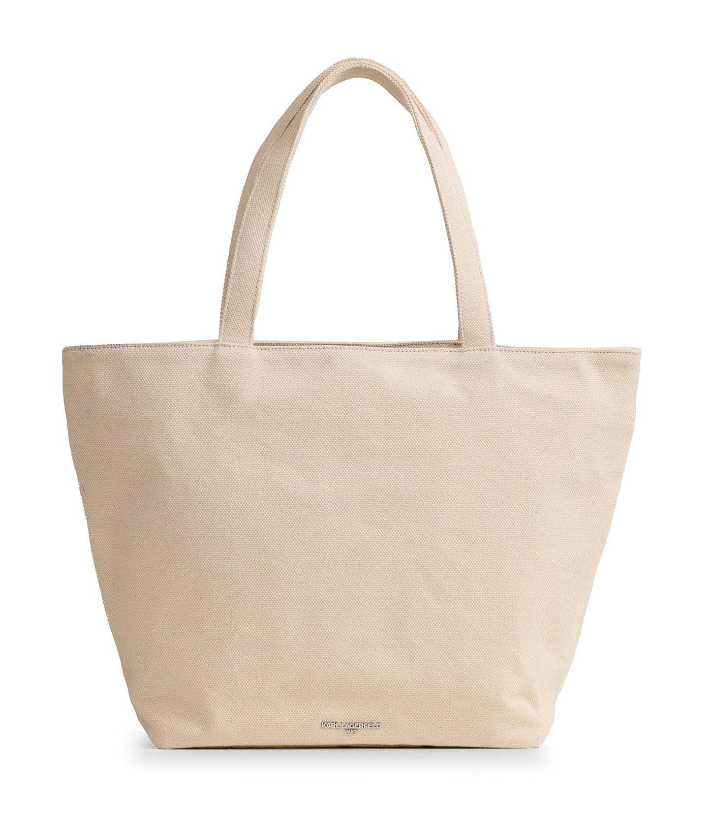 K.A.R.L L.A.G.E.R.F.E.L.D CANNES CANVAS TOTE BAG