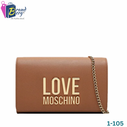 L.O.V.E M.O.S.C.H.I.N.O Nude/Black Crossbody Bag