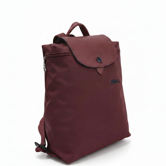 LONGCHAMP Le Pliage M Backpack WINE RED