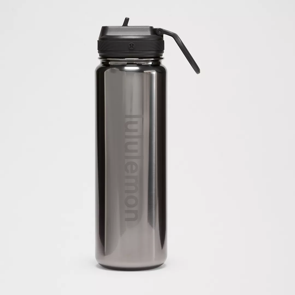 L.U.L.U.L.E.M.O.N Back to Life Sport Bottle 24oz Straw Lid Shine