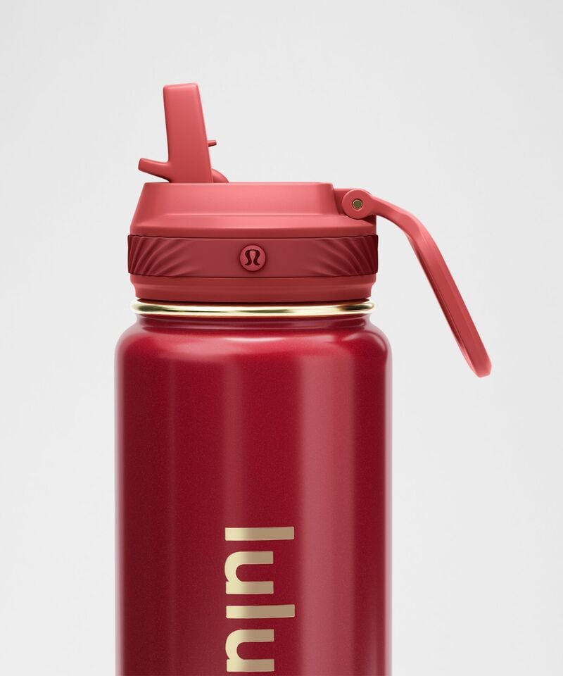 L.U.L.U.L.E.M.O.N Back to Life Sport Bottle 24oz Straw Lid