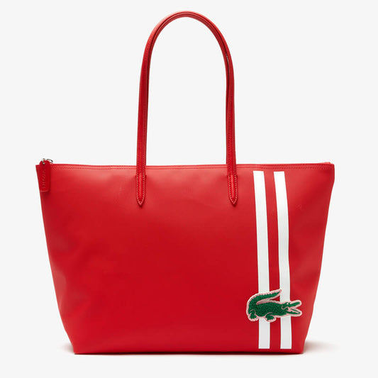 L.A.C.O.S.T.E. SHOULDER ZIPPER HANDBAG