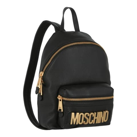 M.O.S.C.H.I.N.O LEATHER BACKPACK