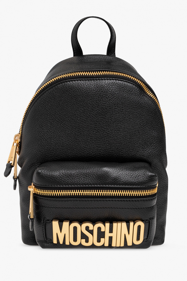 M.O.S.C.H.I.N.O LEATHER BACKPACK