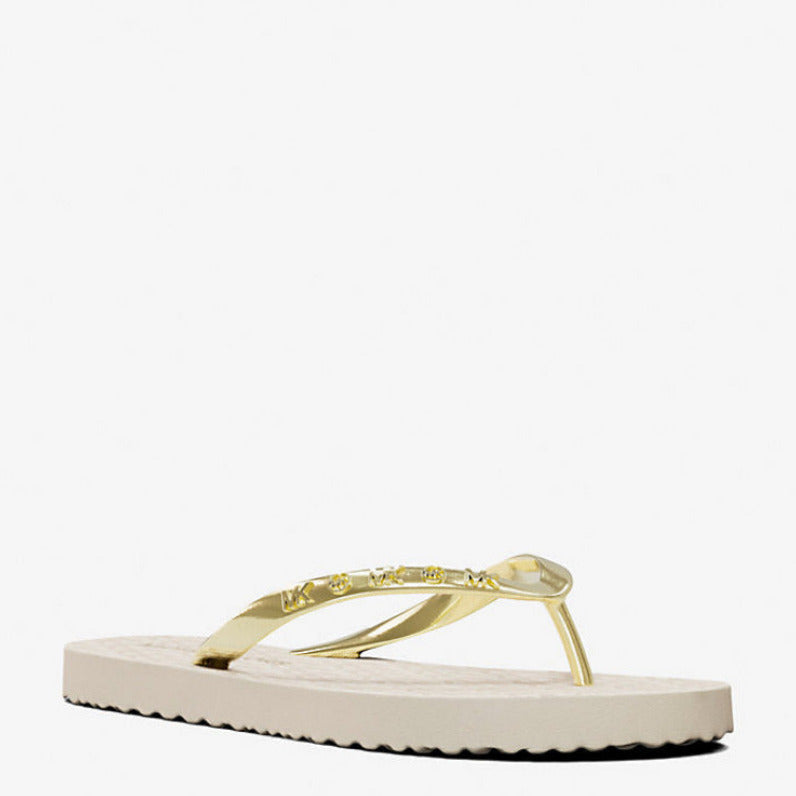 MICHAEL KORS Signature Logo Flip Flops