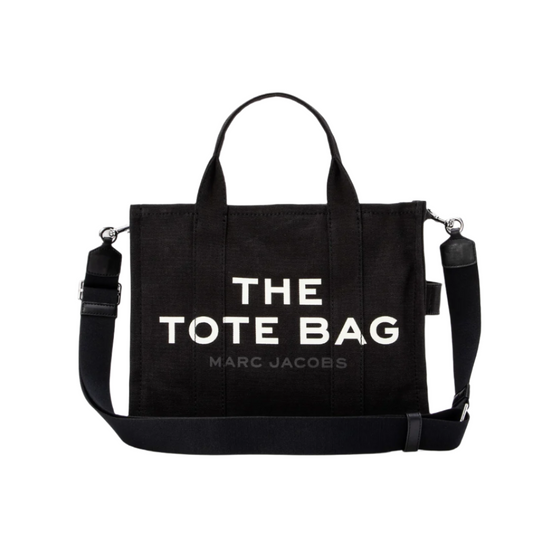 MARC JACOBS "THE TOTE BAG" with Detachable Strap in Black (Medium)