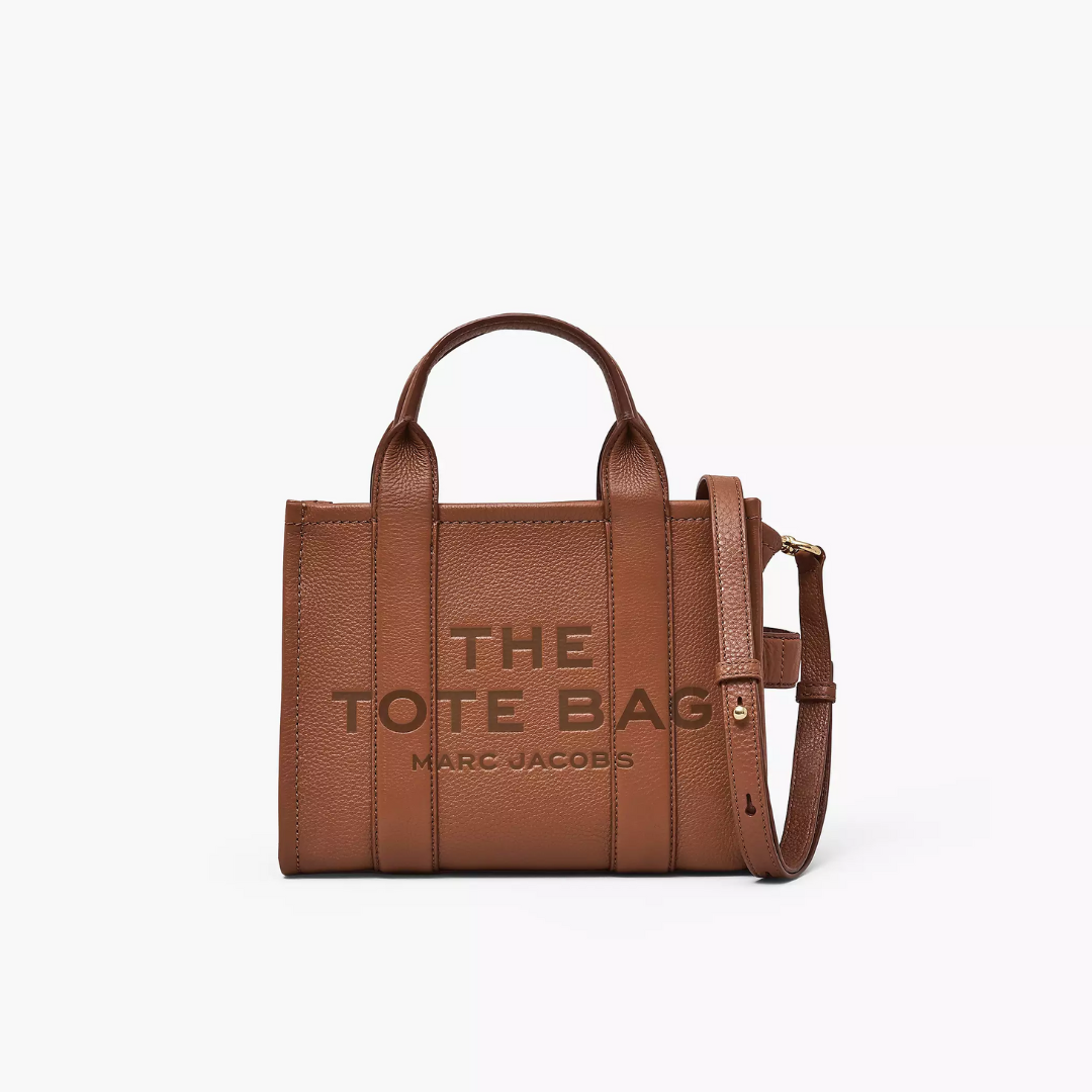 M.A.R.C J.A.C.O.B.S Leather The Tote Mini Traveler Tote Bag