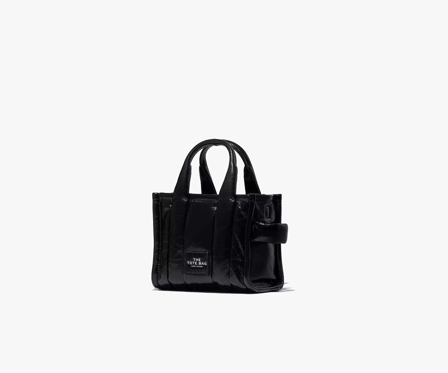 M.A.R.C J.A.C.O.B.S SHINY CRINKLE LEATHER MINI TOTE
