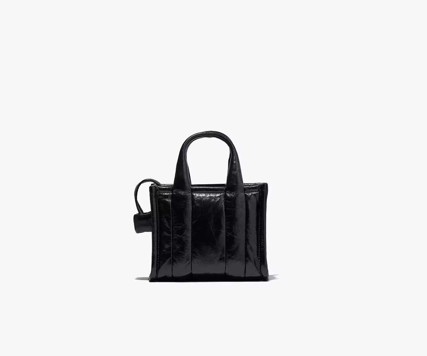 M.A.R.C J.A.C.O.B.S SHINY CRINKLE LEATHER MINI TOTE