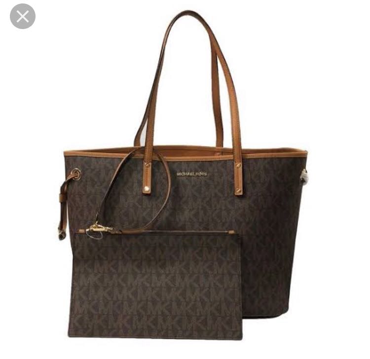 M.I.C.H.A.E.L K.O.R.S Jet set travel drawstring tote Bag