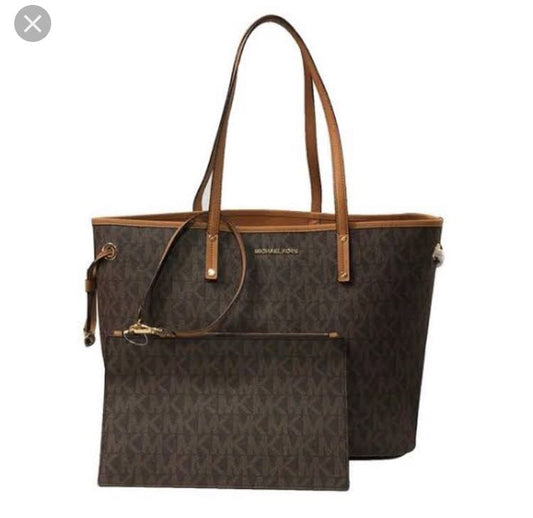 M.I.C.H.A.E.L K.O.R.S Jet set travel drawstring tote Bag