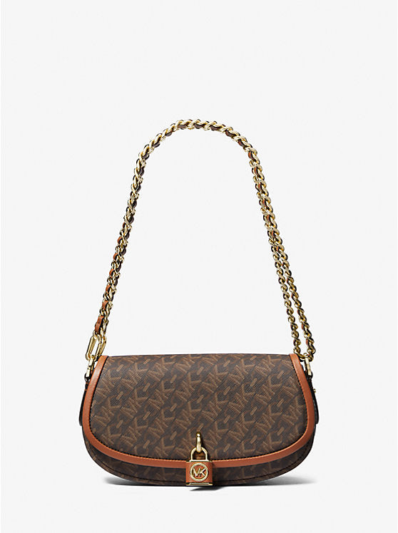 M.I.C.H.A.E.L. K.O.R.S. Mila Small Empire Signature Logo Shoulder Bag