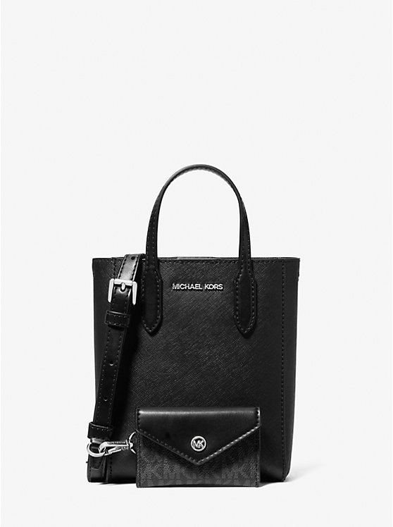 M.I.C.H.A.E.L K.O.R.S Vincent Extra-Small Saffiano Leather Crossbody Bag With Card Case