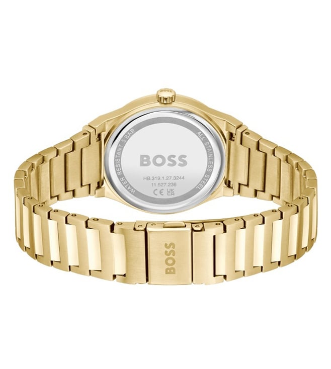 B.O.S.S Analog White Dial Women's Watch