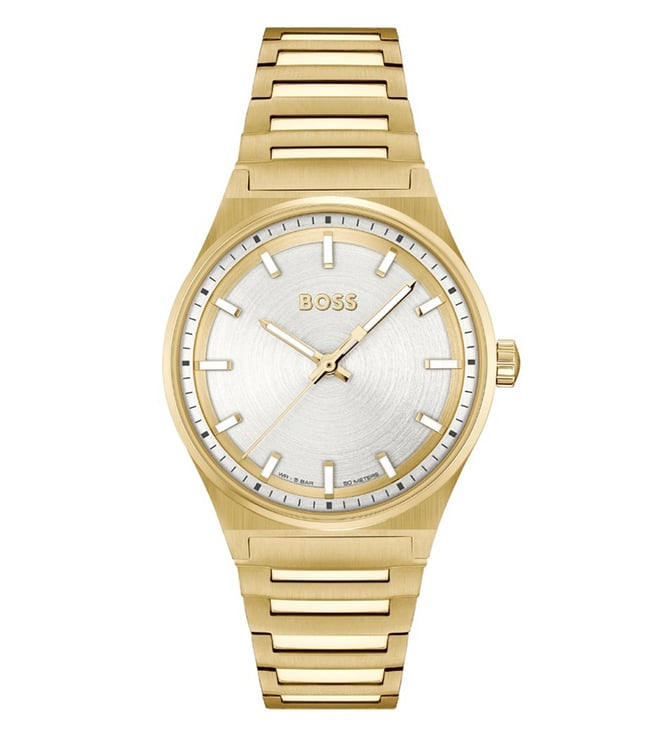 B.O.S.S Analog White Dial Women's Watch