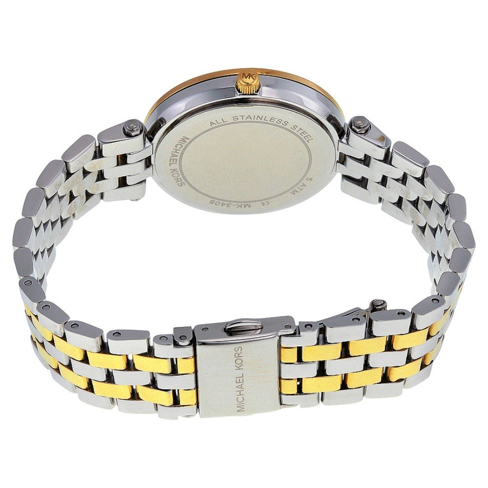 MICHAEL KORS Darci Pearl White Two-Tone Ladies Watch Analog/Quartz