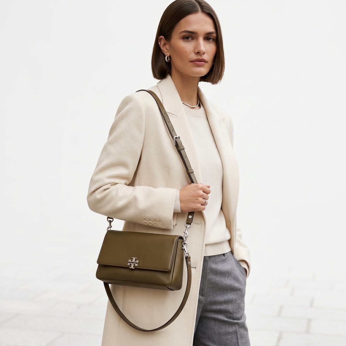 T.O.R.Y B.U.R.C.H Leather shoulder bag Charlie