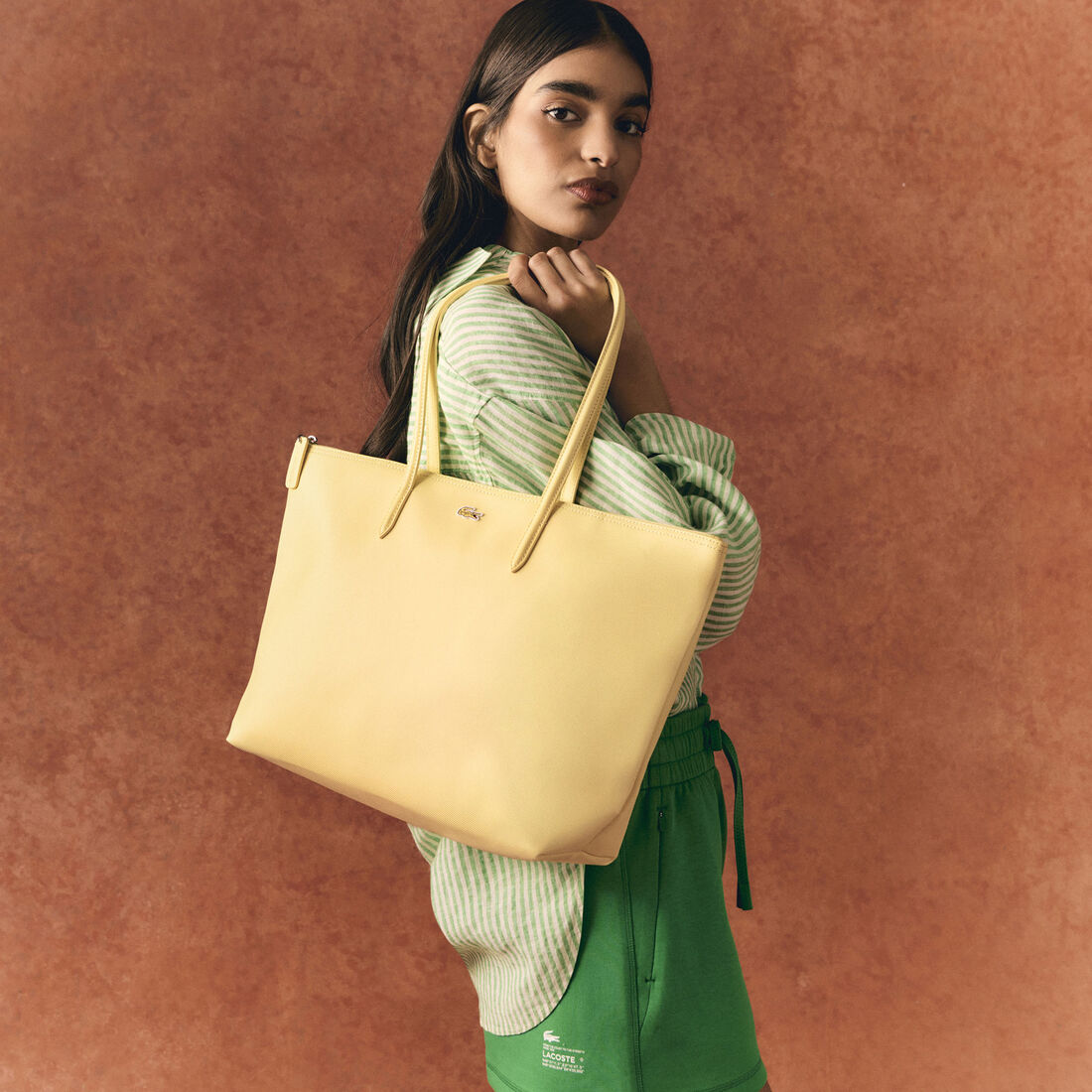 L.A.C.O.S.T.E  LARGE TOTE BAG