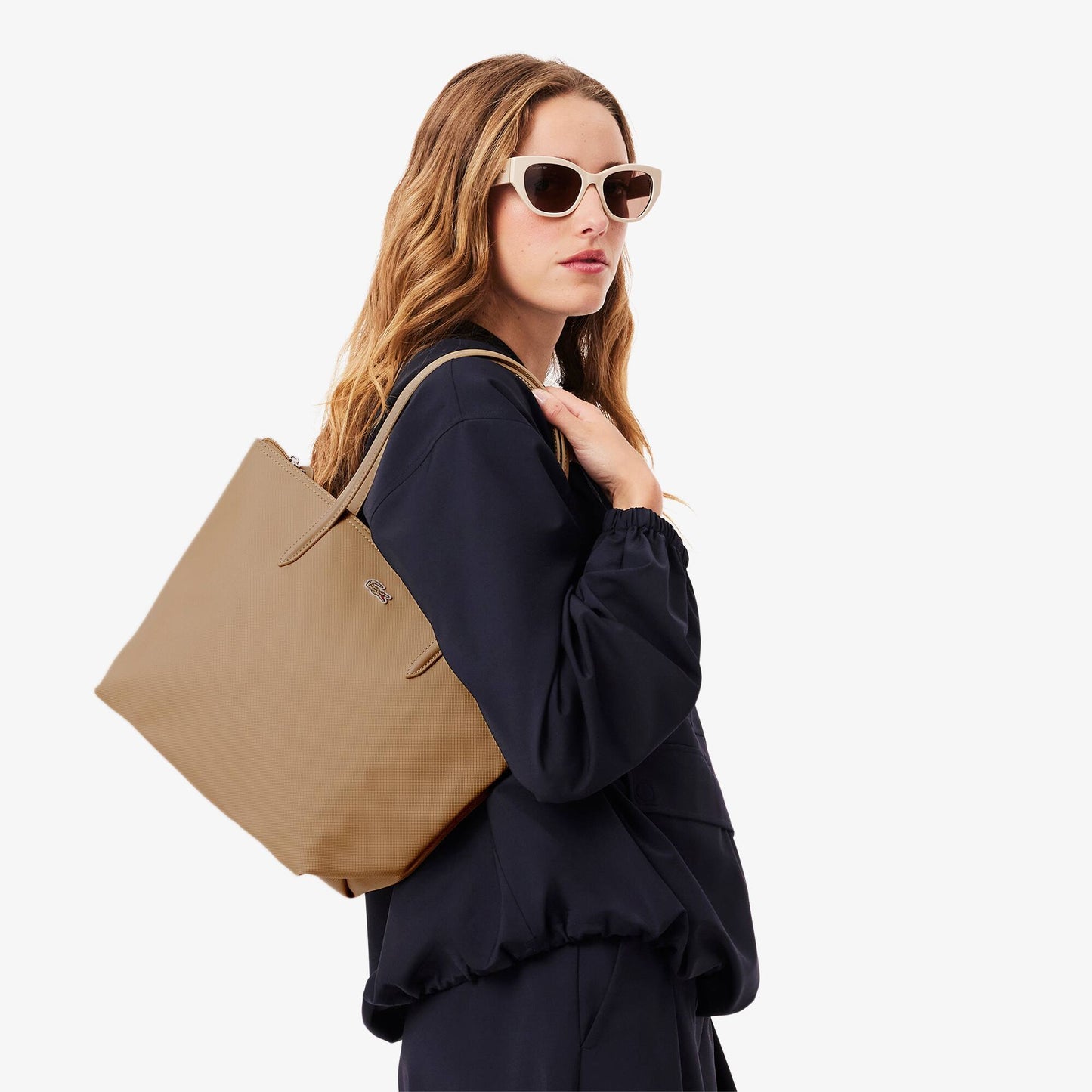 L.A.C.O.S.T.E SMALL TOTE BAG