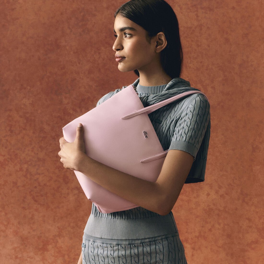 L.A.C.O.S.T.E SMALL TOTE BAG