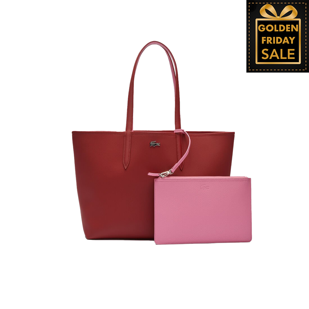 L.A.C.O.S.T.E Anna Reversible Bicolor Tote Bag