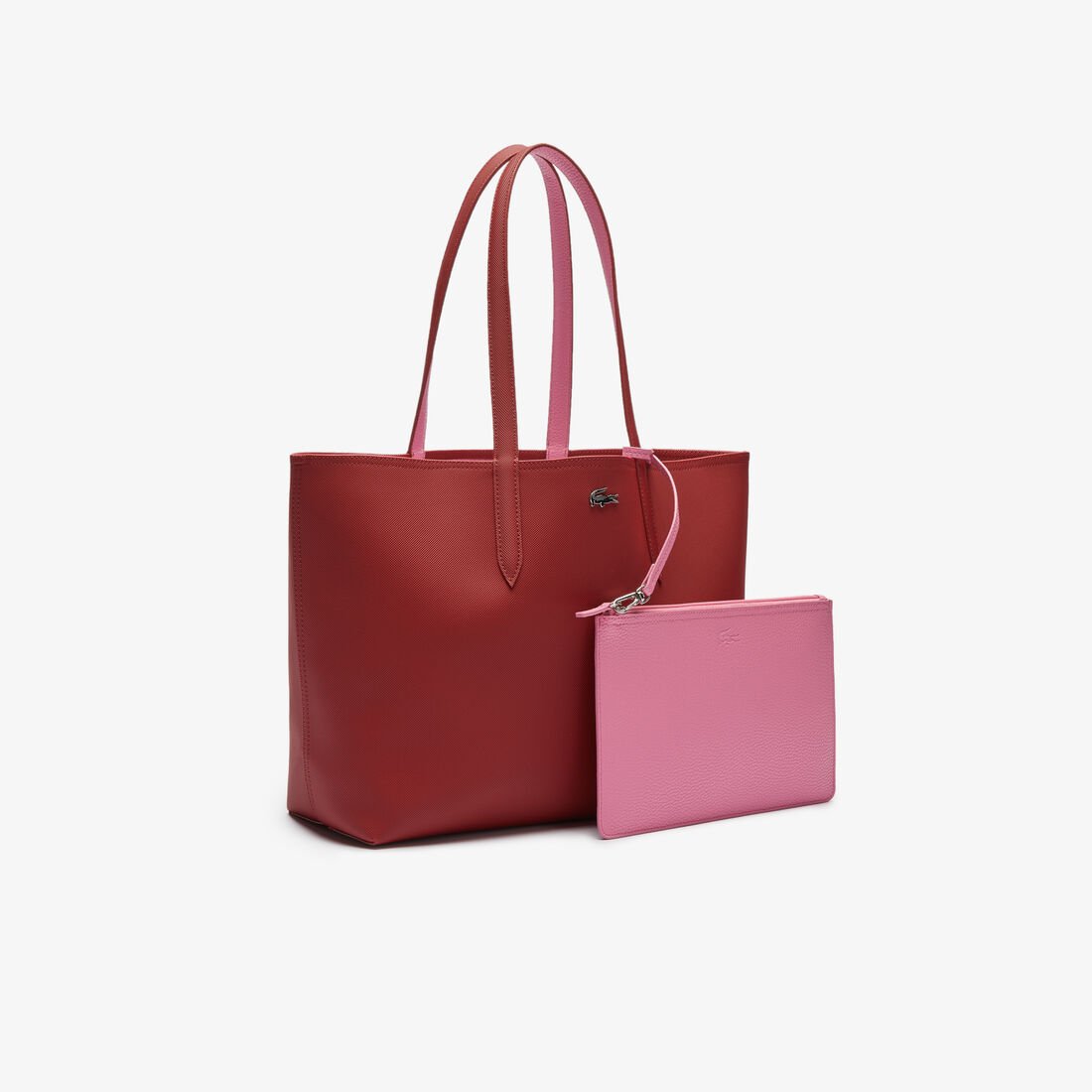 L.A.C.O.S.T.E Anna Reversible Bicolor Tote Bag