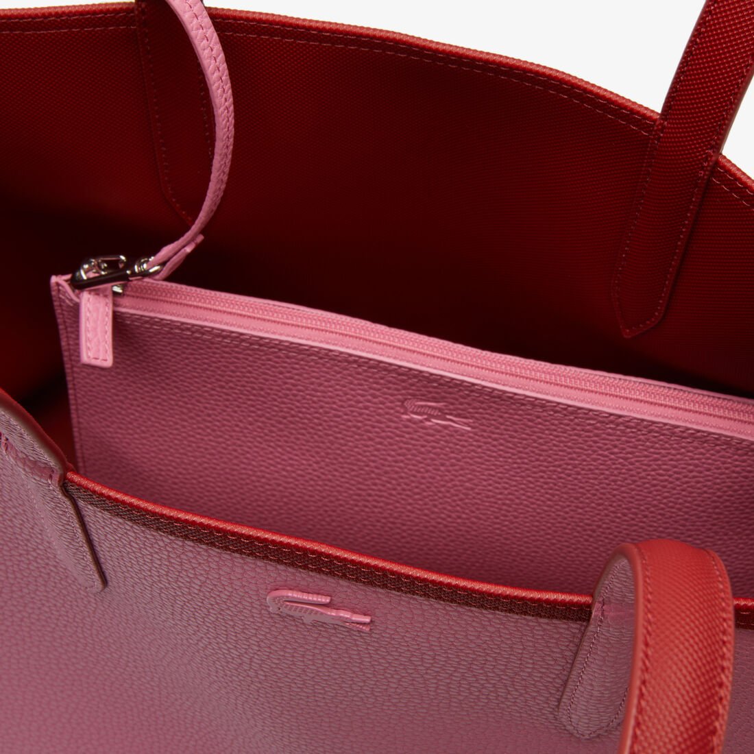 L.A.C.O.S.T.E Anna Reversible Bicolor Tote Bag