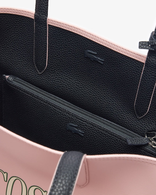 L.A.C.O.S.T.E Anna Reversible Tote Bag in Pink