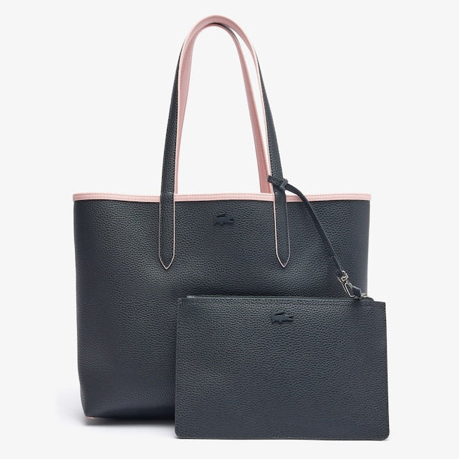 L.A.C.O.S.T.E Anna Reversible Tote Bag in Pink