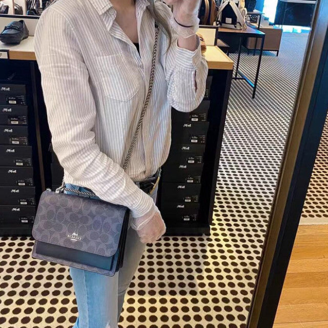 C.O.A.C.H Klare Crossbody In Signature Canvas Bag