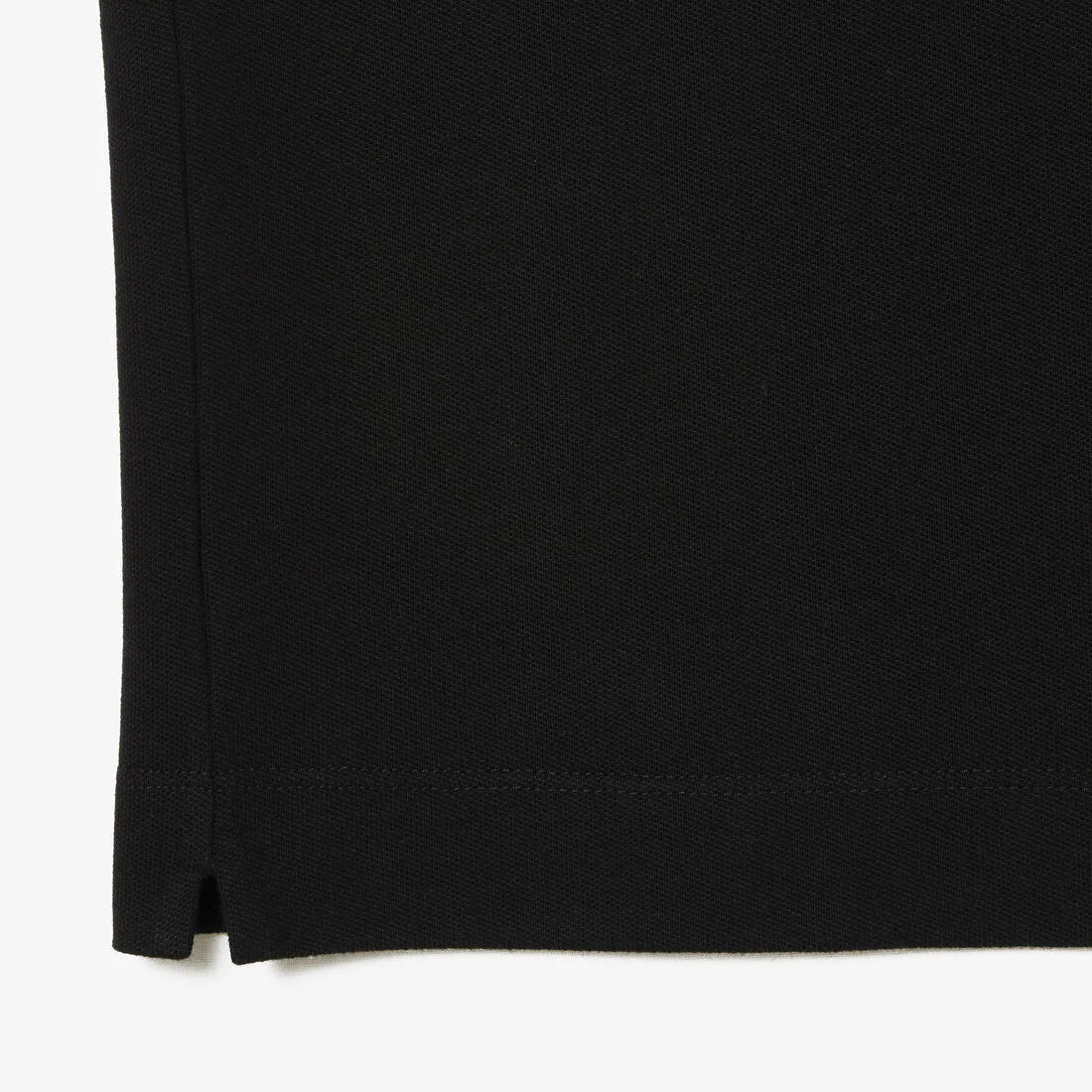 L.a.C.O-S.T.E. Classic Fit Paris Stretch Pique Polo Shirt Black