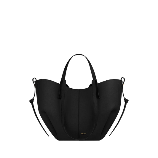POLENE Cyme MINI Shoulder BAG Textured BLACK