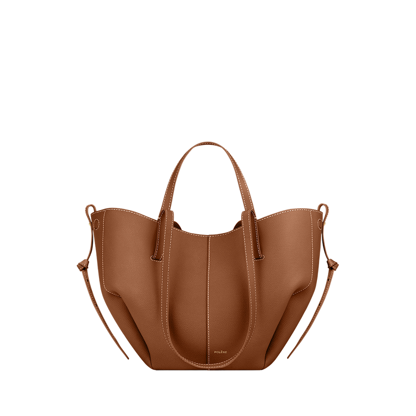 POLENE Cyme MINI Shoulder BAG Textured Camel