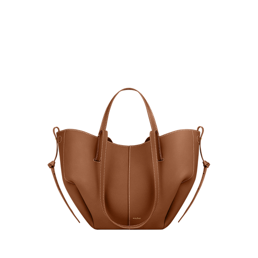POLENE Cyme MINI Shoulder BAG Textured Camel