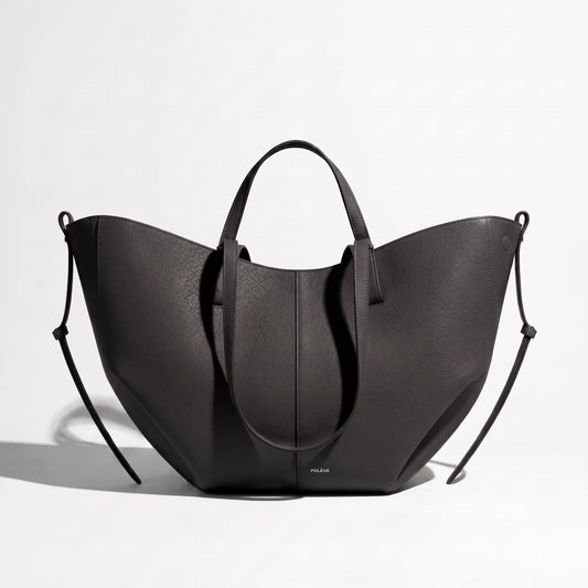 POLENE Cyme Shoulder BAG BLACK