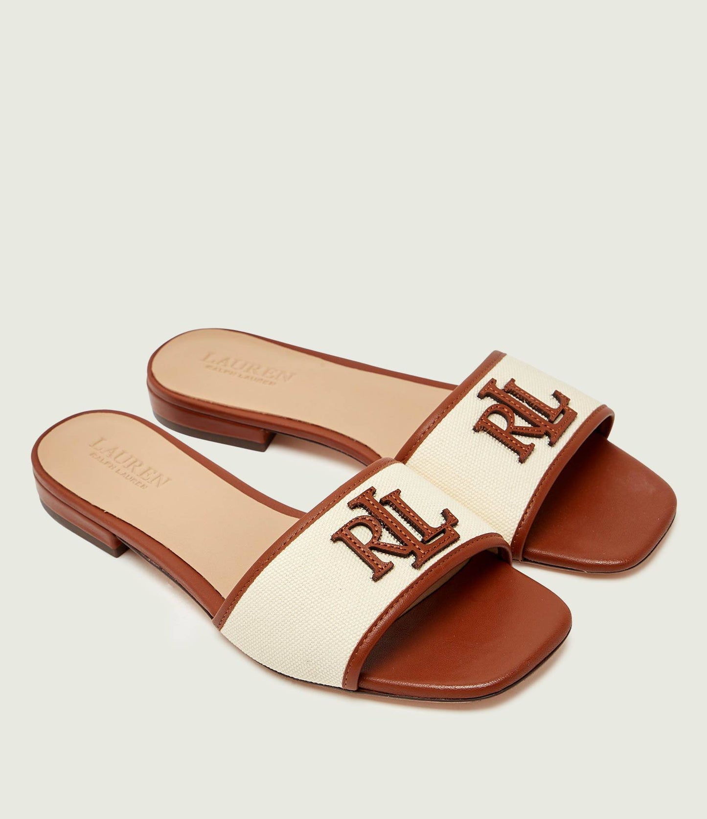 L.A.U.R.E.N R.A.L.P.H L.A.U.R.E.N SLIP ON SANDAL