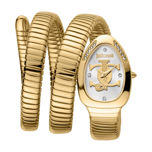 J.U.S.T C.A.V.A.L.L.I  Wrap-Around Analogue Watch
