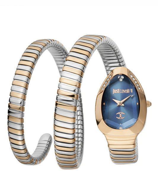 J.U.S.T C.A.V.A.L.L.I  Wrap-Around Analogue Watch