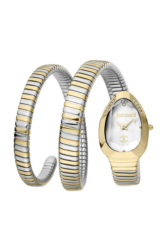 J.U.S.T C.A.V.A.L.L.I  Wrap-Around Analogue Watch