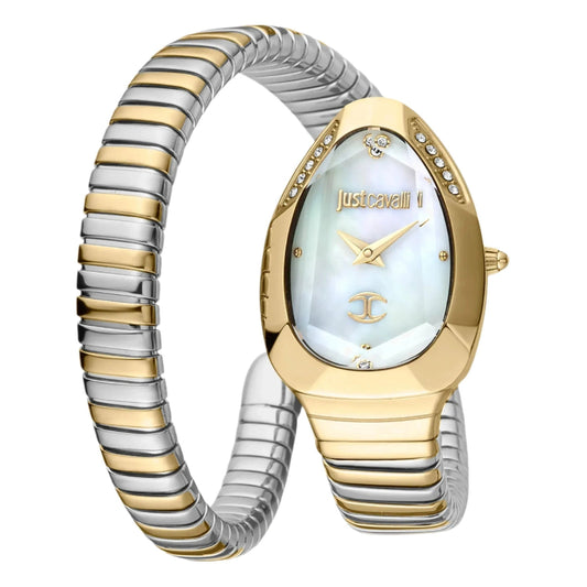 J.U.S.T C.A.V.A.L.L.I  Wrap-Around Analogue Watch